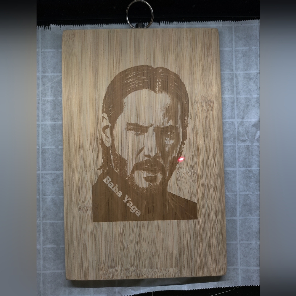 John Wick cutting board